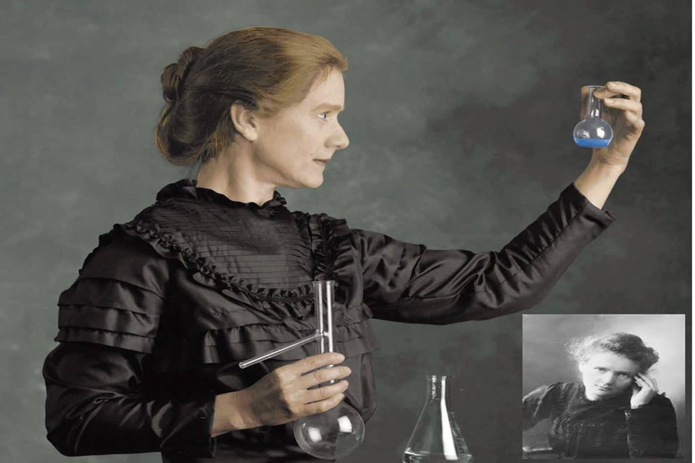 Marie Curie no Museu da Energia